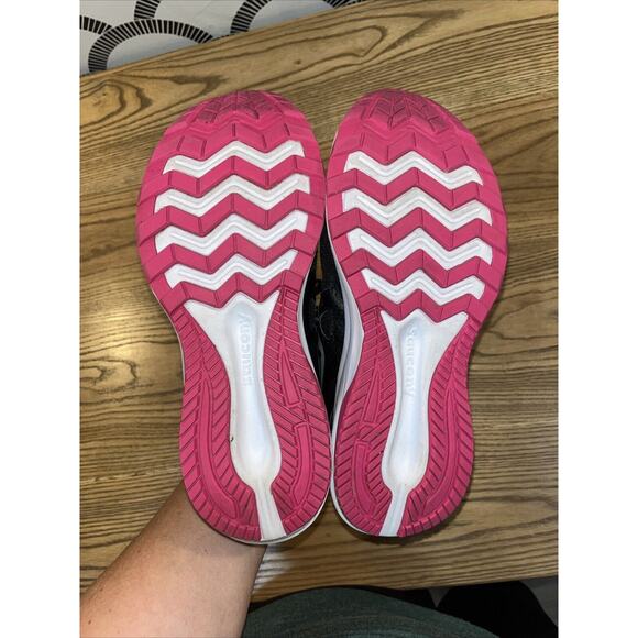 Saucony‎ Cohesion TR16 Trail Running Shoes Womens 8 Black Gray Pink Athletic - Picture 7 of 8